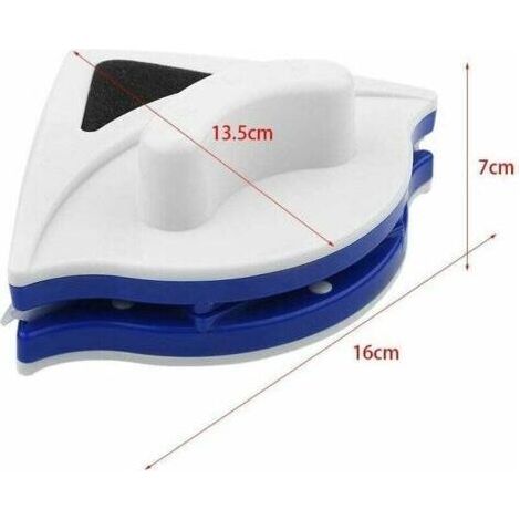 NALOOKAMIC Lave-vitre Lave Vitre Magnétique Nettoyeur de Vitres Double Latérale Nettoyeur  pour Une Epaisseur de Verre de 3-8mm