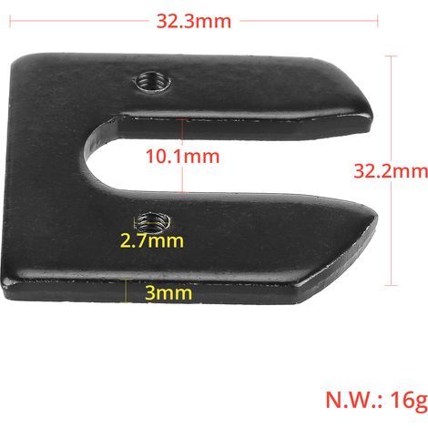 Accessoires pour trottinette électrique M365 PRO 1S Pro2 : plaque de fixation de la roue arrière, pièces de fixation du moyeu de la roue arrière (1/5)