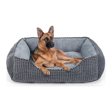 Panier Chien Lit Chien Coussin pour Chiens et Chats, 106x80x23cm (1/5)