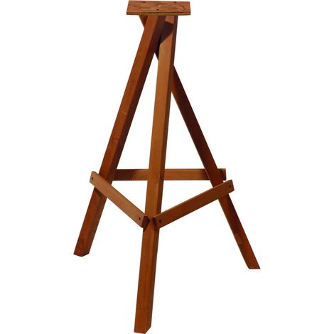 Dobar Ständer für Vogelhaus 60 x 60 x 90 cm braun Vogelhaus