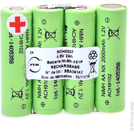 NX - Batterie NiMH 4x AA NX 4S1P ST1 4.8V 2000mAh S