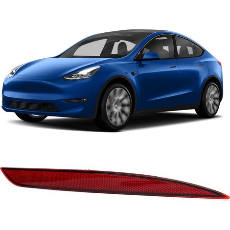 Rechter hinterer Stoßstangenreflektor für Tesla Model Y 2020–2023 1495818-00-C 1495817-00-C (1/5)