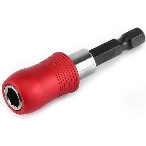 1/4"-Sechskantschaft-Magnet-Bithalter-Verlängerungsstange für elektrische Bohrmaschinenschrauber, Länge 60 mm