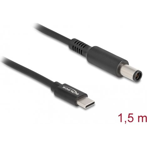 Delock Cable de carga para portÃ¡tiles USB Type-Câ¢ macho a Dell 7,4 x 5,0 mm macho