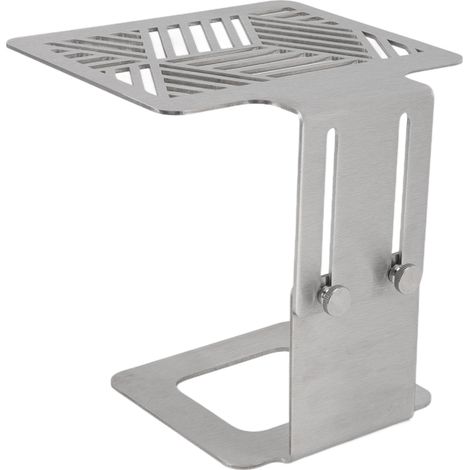 Support de pesée électronique pour machine à café, en acier inoxydable 304, hauteur réglable, couleur argent. (1/5)