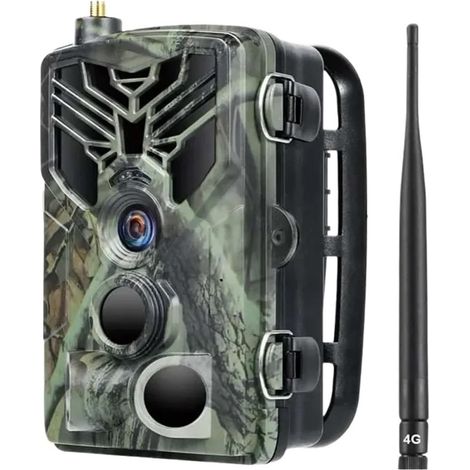 Caméra Faune Sauvage Caméra De Suivi des Sentiers sans Fil HC810PRO, avec Diffusion en Direct, Surveillance Mobile, Service Cloud, 4K, Chasse À La Faune, 30MP Surveillance Fiable Précise (1/5)