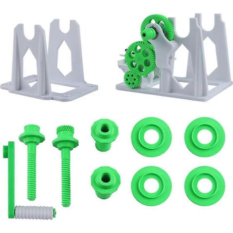 Bobineuse de filament pour Bambu Lab P1S / X1 / X1C / P1P  sélecteur de bobine de filament assemblé pour accessoires Bambu AMS B (blanc et vert) (1/5)