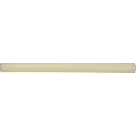 Tige ronde en nylon et plastique de haute qualité, barre blanche, diamètre 20/35 mm, longueur 500 mm (35 x 500 mm)