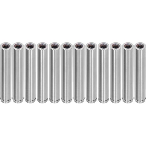 Kit de 12 vis d'entretoise en acier inoxydable pour clous publicitaires, inserts filetés 19 x 120 mm (1/5)