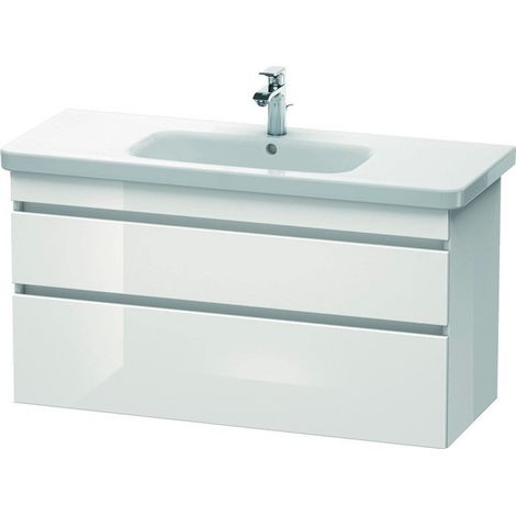 Sous-structure pour lavabo DURASTYLE 448x1130x610 mm chêne noir / blanc mat (1/4)