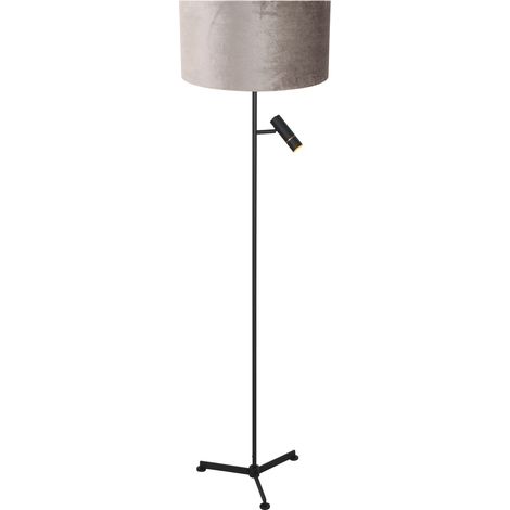 Steinhauer - lámpara de pie - Stang - negro - metal textil - Ø