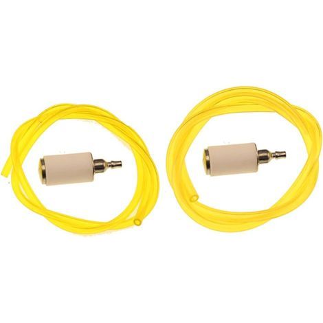 Tuyau de carburant + filtre à carburant pour tronçonneuse Poulan Craftman 530069216 530069247 0,08" x 0,14" 3/32" x 3/16" (1/5)