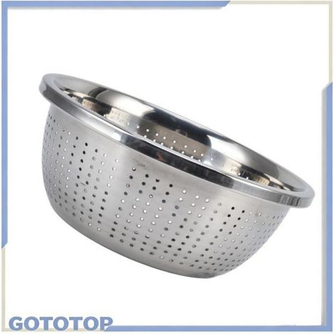 Fdit Passoire en acier inoxydable Panier de Lavage de Légumes Passoire Multifonction en Acier Inoxydable 28 cm/11,0 pouces (1/5)