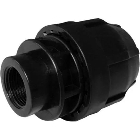 Raccordo diritto femmina femmina a compressione in polipropilene serie elopress ø110x4 pn6 NUPI