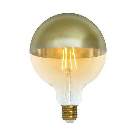 Lampadina LED G120 a cupola dorata, attacco E27, equivalente a 6W (48W), 600lm, 2100K, 15000H.
7hSevenOn Vintage