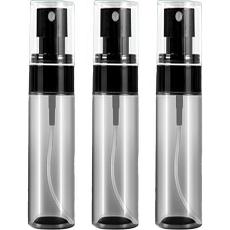 Sprühflasche – 30 ml – Kunststoff – Transparent – Schraubverschluss – Für Kosmetik- und Make-up-Produkte – 3er-Pack (1/5)