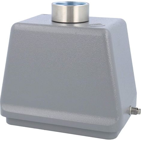 HARTING Han 48B Capot haut, 1xM32 sortie de câble droite, pour 1 étrier (sur la partie inférieure) Presse-étoupe M32 Plage de serrage 11,0 mm - 21,0 mm - 1 Stück (1/3)
