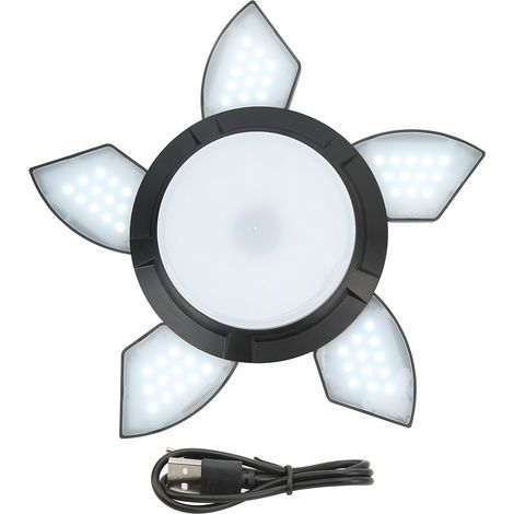 Lanterna da campeggio a LED ricaricabile tramite USB Toivize da 4000 mAh – Diverse modalità di illuminazione – Gancio per appenderla – Compatta e leggera, ideale per tende, camper, interruzioni di cor (1/5)