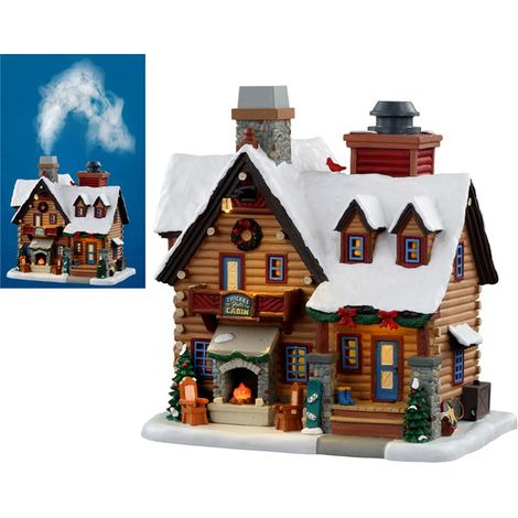 Thicket Falls Cabin Effetto Fumo con fuente de alimentación 4.5V Cód. 05698