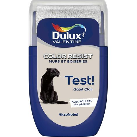 Testeur couleur Galet Clair 30 mL - Peinture Color Resist - Dulux Valentine