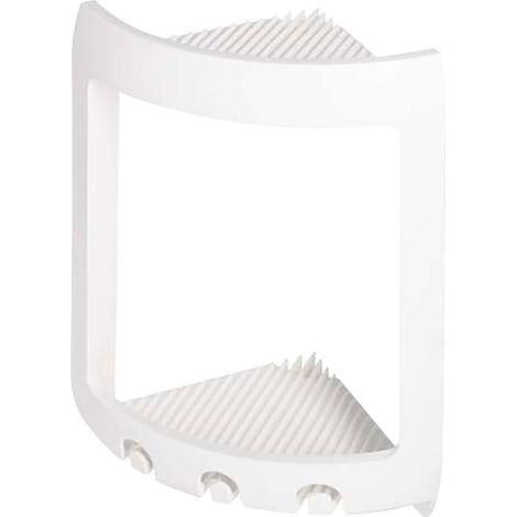 ANGOLARE PER DOCCIA 'OASI' cm 19 x 19 x h.37  - METAFORM