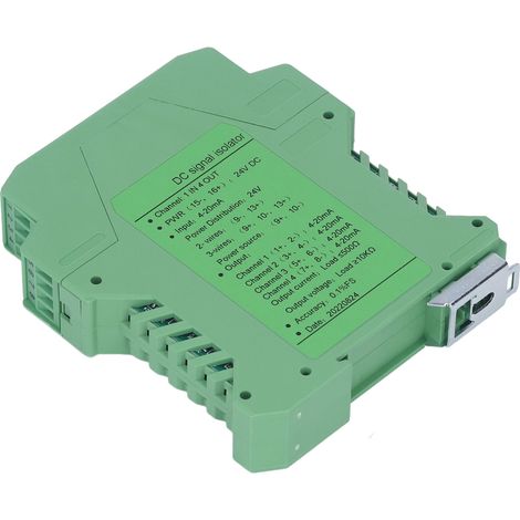 Gleichstromsignalisolator 1 Eingang 4 Ausgänge SPS-Transmitter-Aufbereiter für Leiterplatte 4-20mA (1/5)