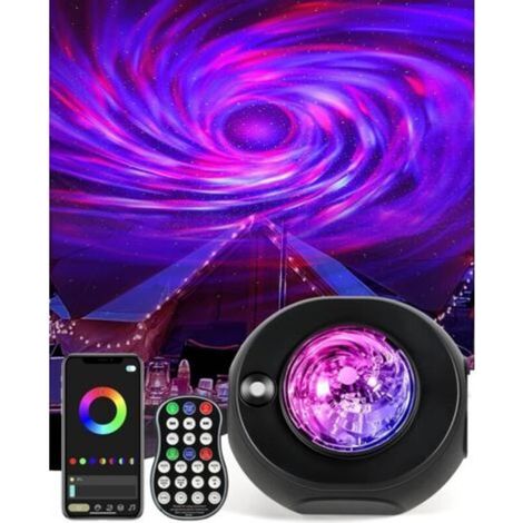 Pr Star Sky Projector, Children's Night Light Galaxy Projector with Remote Control and APP Starry Projector Speaker Music Night Sky Projector for Bedroom Party Decoration (1/4)