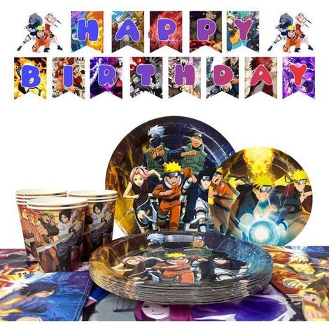 Decoration Anniversaire Naruto, Deco Anniversaire Vaisselle kit Naruto Vaisselle de Féte Naruto (1/5)