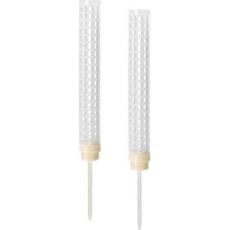 2pcs hauteur de colonne de mousse d'eau 25cm support de mousse set plante escalade mise en forme coco brun aneth colonne avec base (1/5)