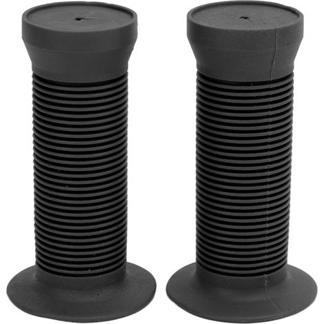 Poignées de Vélo Enfant Antidérapantes et Imperméables - Grips de Guidon Noir pour Bicyclette Enfants (1/5)