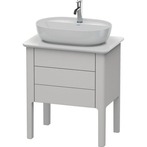 Duravit Luv mueble bajo lavabo, columna LU9565, 1 cajón, 1 (1/2)