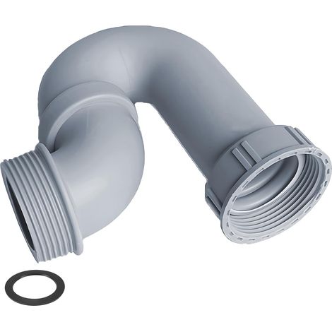 1 Pièce Adaptateur De Tuyau, Siphon Courbé Universel, Joints Étanches, Pour Cuisine Salle De Bain Buanderie
