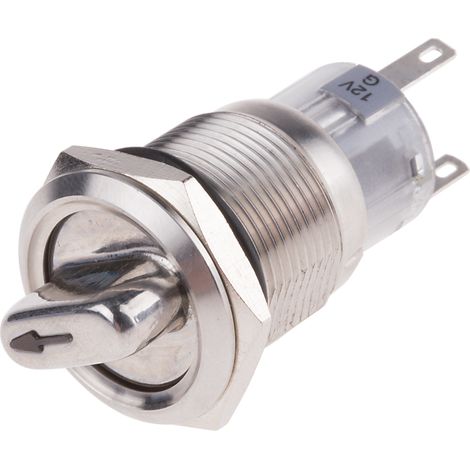Sélecteur rotatif, 5 A @ 250 V c.a., 2 positions IP67 ( Prix pour 1 ) (1/2)