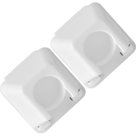 Supports de tringle à rideaux robustes en plastique Mipcase, lot (1/5)