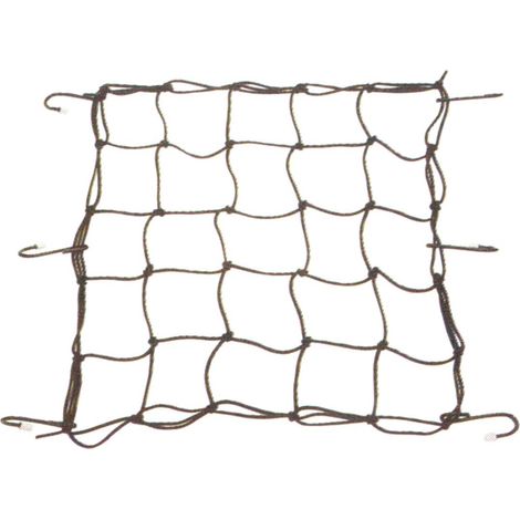 Filet à bagages 40 x 40 cm, filet de sécurité, filet de tension, filet de transport, pièce de rechange pour moto, quad, voiture, camion (1/5)