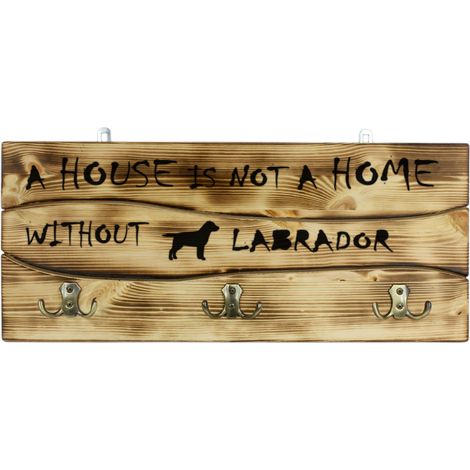 Kleiderbügel mit Labrador Retriever-Motiv, Medaillenhalter, Wohnaccessoire von Art-Dog (1/5)