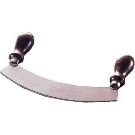 Mezzaluna Inox Manici Legno Calder