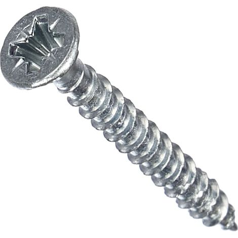 CAJA 200 unid. TORNILLO MADERA AVELLANADO POZI DIN/REF VLOX Ø3,5x30mm ZINCADO+LUBR. CELO