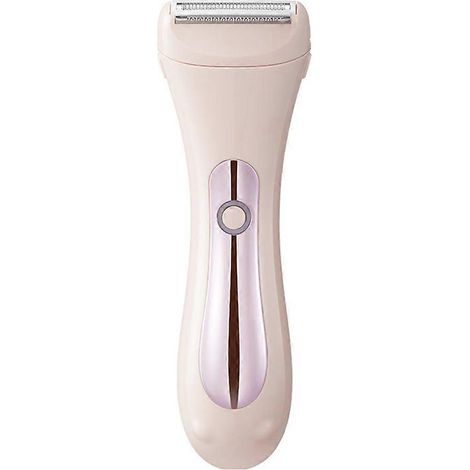 Elektrischer 2-in-1 Bikini-Trimmer für Frauen, elektrischer Rasierer zur Haarentfernung an Bikinizone, Gesicht und Beinen, geeignet für trockene und nasse Haut, Pink (1/5)