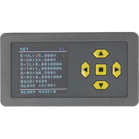 Digitales Voltmeter/Amperemeter (3A, 30 VDC), hochpräzises Farbdisplay, 7–24-V-LED-Anzeige (1/5)