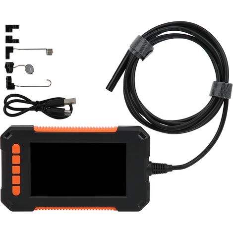 Tragbares 8-mm-Endoskop mit 4,3-Zoll-HD-1080P-Bildschirm, IP67 wasserdicht für visuelle Inspektion (1/5)