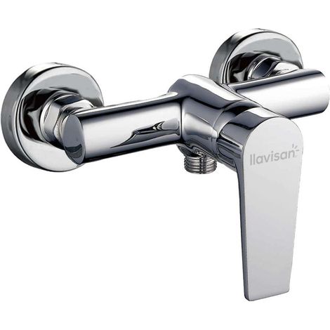 Kibath Grifo de Ducha monomando DEN acabado CROMO brillo fabricado en latón (1/5)