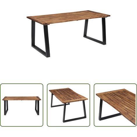 Akazienholz Esstisch - Esstisch Massivholz Akazie 180 x 90 cm (1/5)
