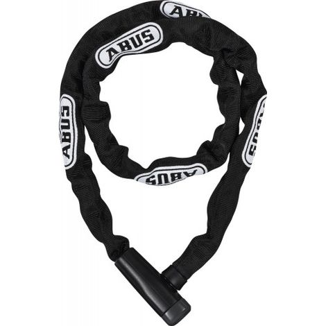 Chaîne antivol maillons carrés 5 mm - à clé - 5805K/110 Noir - ABUS