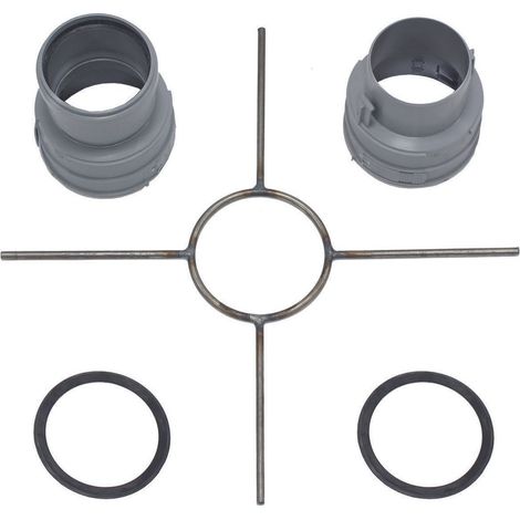 Vaillant Set 6 elementi base condensazione per tubo scarico fumi flessibile DN 80, PP, 0020021008