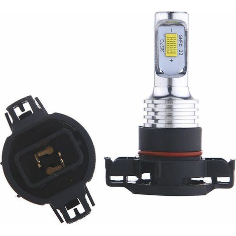 35W 4000LM 6000K Caché Xénon 2504 PSX24W LED Brouillard Lumière Ampoule Lampe (1/5)