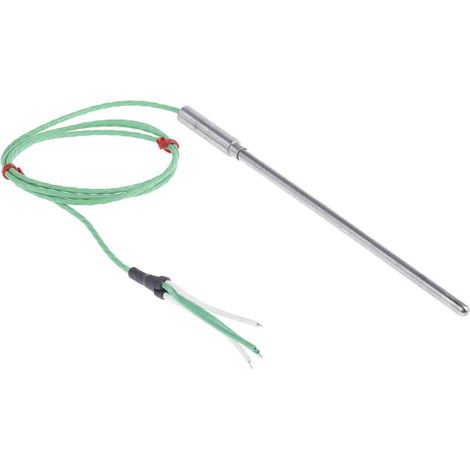 Thermocouple type K Ø 6mm, L 150mm, +1100°C max à Câble ( Prix pour 1 ) (1/3)