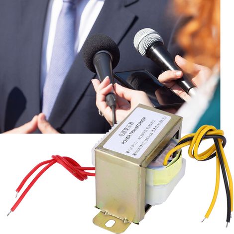 Transformateur d'alimentation 12 V 30 W, entrée 220 V CA, double sortie 12 V CA pour carte d'amplificateur 2.1 canaux 12 V 30 W (1/5)