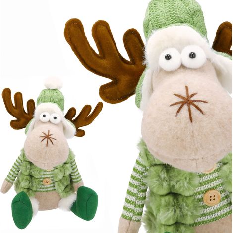Grande renna di Natale Decorazione natalizia Alce gnomo inverno JUMIhome (1/5)