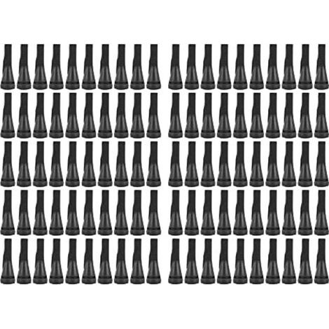 100 PCS Doigts De Plumeuse De Poulet pour Machine De Plumeuse De Volaille, Épilation en Poultry Epilator Caoutchouc Doigt Plumeuse Picker pour Poulet, Canard, Plumes D'oies (Le Noir) (1/5)